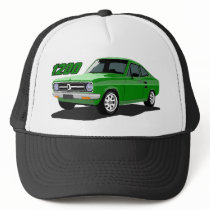 DATSUN 1200 Green hats by G19R75 DATSUN 1200 Green hats