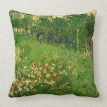 Daubigny's Garden by Vincent van Gogh Throw Pillow