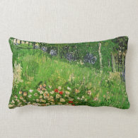 Daubigny's Garden. Vincent van Gogh.  beautiful Throw Pillows