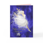 Daughter age 16, leaping ballerina birthday card
