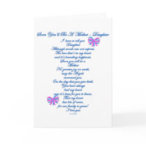 Daughter Expecting 1st Baby Greeting Cards