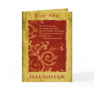 Daughter Graduation/Birthday card