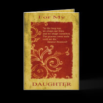 Daughter Graduation/Birthday cards