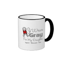 Daughter - Gray Ribbon Awareness Mugs