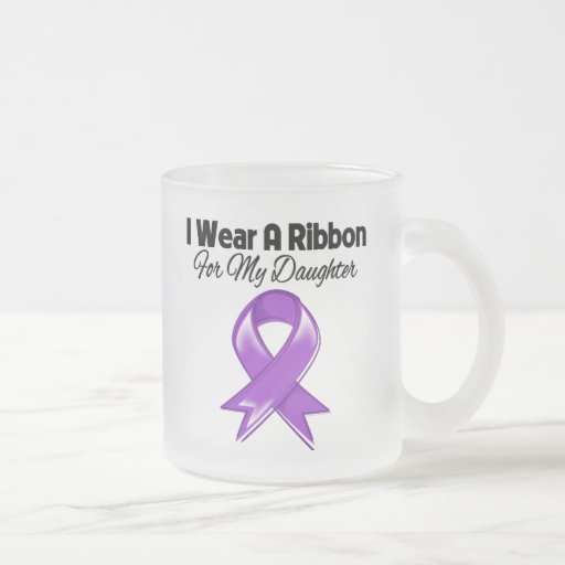 Daughter  - I Wear Purple Ribbon Mug