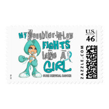 Daughter-In-Law Fights Like Girl Cervical Cancer 4 Postage Stamp