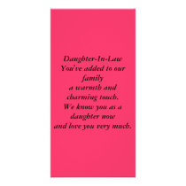 Daughter-In-Law Photo Card Template