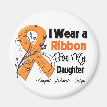 Daughter - Leukemia Ribbon Refrigerator Magnets