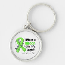 Daughter - Lymphoma Ribbon Keychains