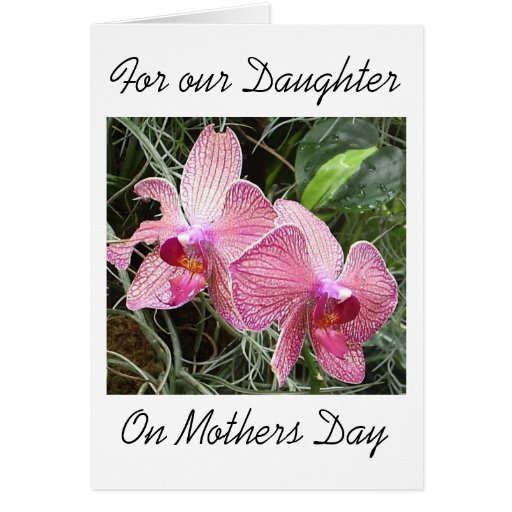 Daughter Mothers Day Card Zazzle 