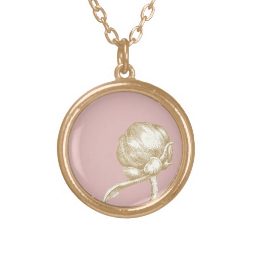 Daughter Necklace, Peony Bloom