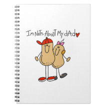 Daughter - Nuts About My Dad T-shirts and Gifts Journal