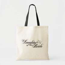 Daughter of the Bride Tote Canvas Bags