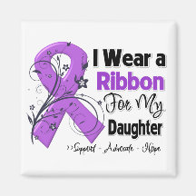 Daughter - Pancreatic Cancer Ribbon Magnet