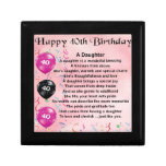 Daughter Poem 40th Birthday Keepsake Box