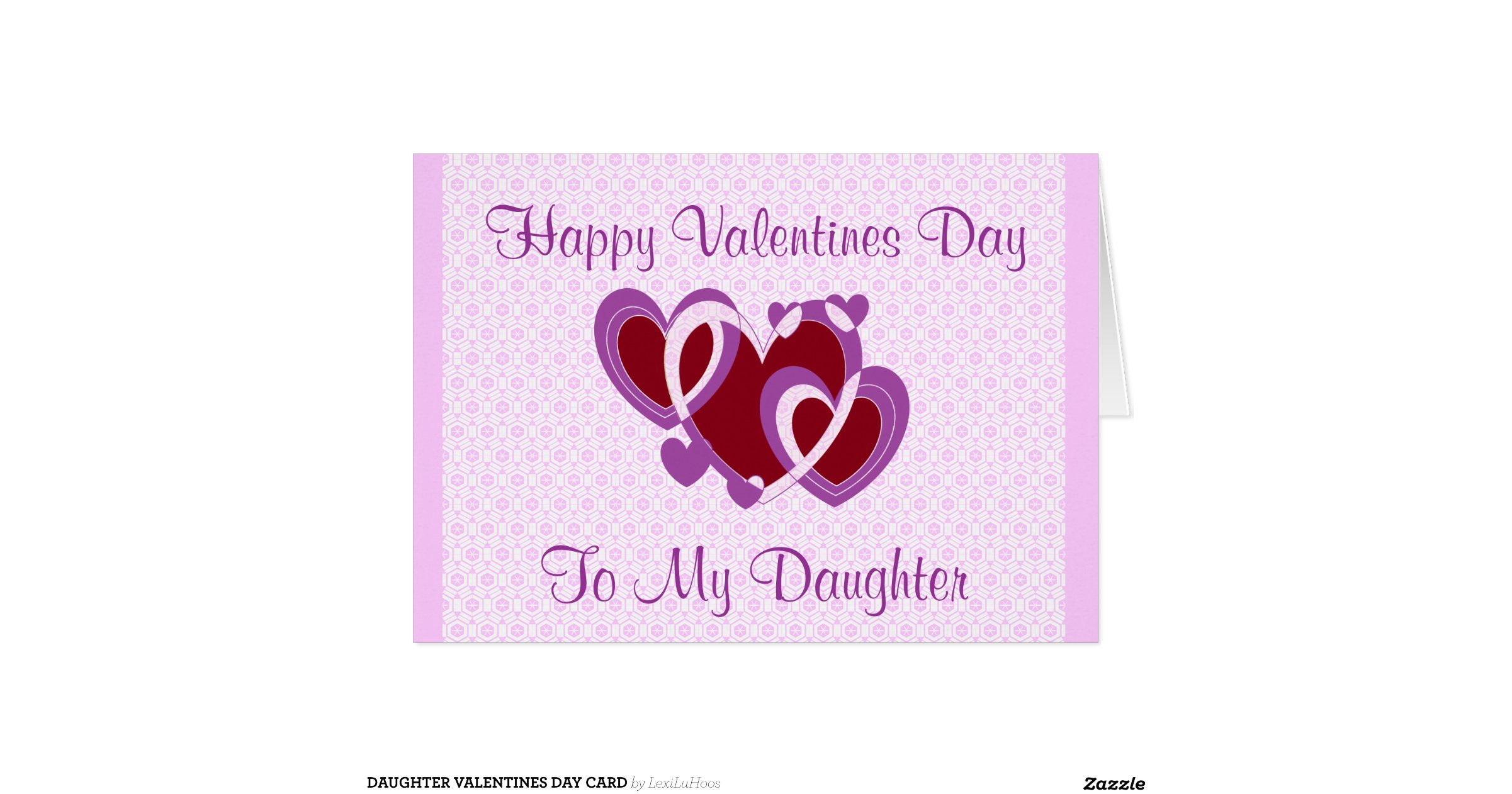 DAUGHTER VALENTINES DAY CARD | Zazzle