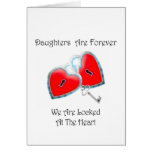Daughters Are Forever Poem Greeting Cards
