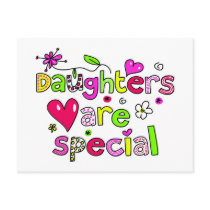 Daughters are Special postcards