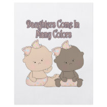 daughters come in many colors adoption design custom flyer