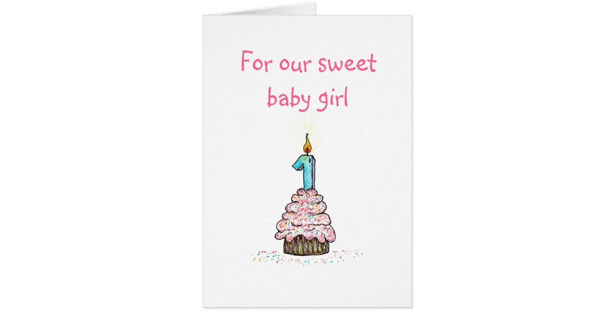 daughter-s-first-birthday-card-zazzle