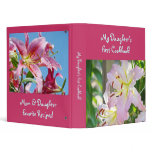 Daughter's First Cookbook! recipe binder Lilies