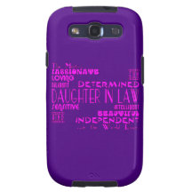 Daughters in Law Weddings & Birthdays : Qualities Samsung Galaxy S3 Case