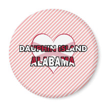 Dauphin Island, Alabama Fridge Magnet