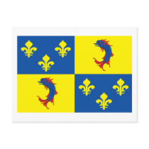 Dauphine Flag Postcard by FlagTshirts Dauphine Flag Postcard