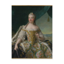 Dauphine Marie-Josephe de Saxe  1751 Postcard
