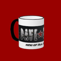 DAVE EVANS KING OF ALL BADASSES COFFEE MUG mugs
