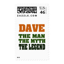 Dave - the Man, the Myth, the Legend! postage