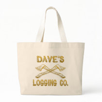 Dave's Logging Company Tote Bags