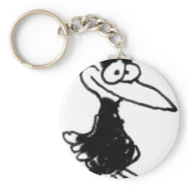 davholle black bird keychain