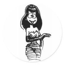 davholle girl evening gown stickers