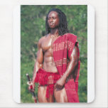 David Adomah as "The Afrikan" Mouse Mat