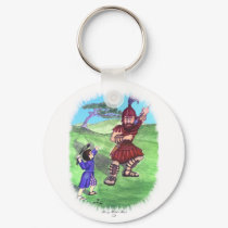 DAVID AND GOLIATH keychains by SherryHolderHunt DAVID AND GOLIATH keychains
