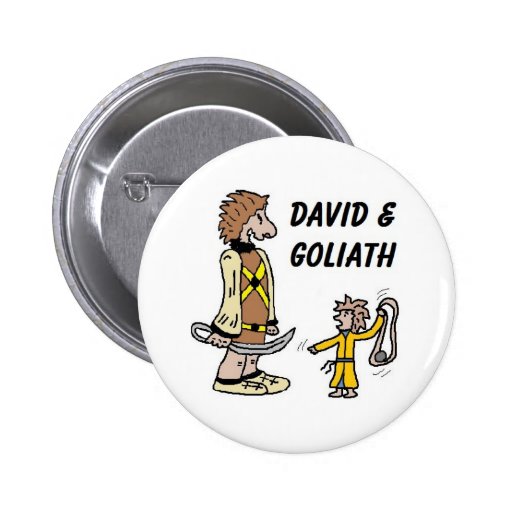 David and Goliath Pins