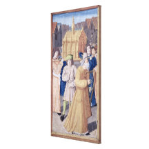 David and the Ark of the Covenant Stretched Canvas Print