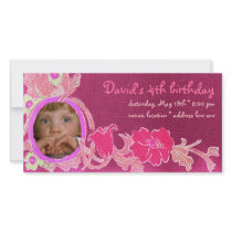 David Birthday Photo Invitation photo cards by Kidsplanet David Birthday Photo Invitation photo cards