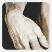David by Michelangelo Buonarroti , 1501-04 Sticker