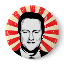 David Cameron buttons by Politicaltshirts David Cameron buttons