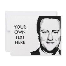 David Cameron invitations by Politicaltshirts David Cameron invitations