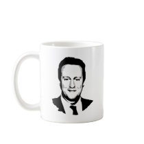 David Cameron mugs by Politicaltshirts David Cameron mugs