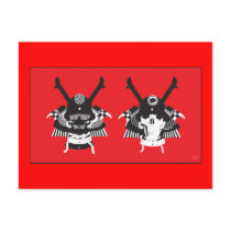 David Carvalho "Samurai Ghost" postcards