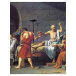 david death of socrates flyer design