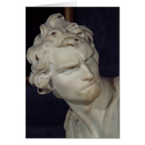 David, detail of the head, 1623-23 cards