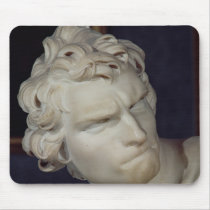 David, detail of the head, 1623-23 mouse pad