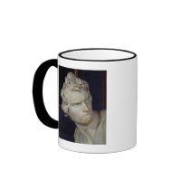 David, detail of the head, 1623-23 coffee mug