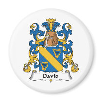 David Family Crest magnets by coatsofarms David Family Crest magnets