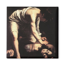David & Goliath Magnet by KitteasGallery David & Goliath Magnet